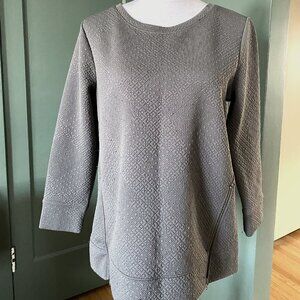 Gray Patterned Sweater | Ann Taylor LOFT | M